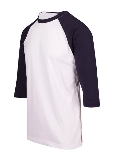 Picture of RAMO, Mens 3/4 Sleeve Raglan Tee